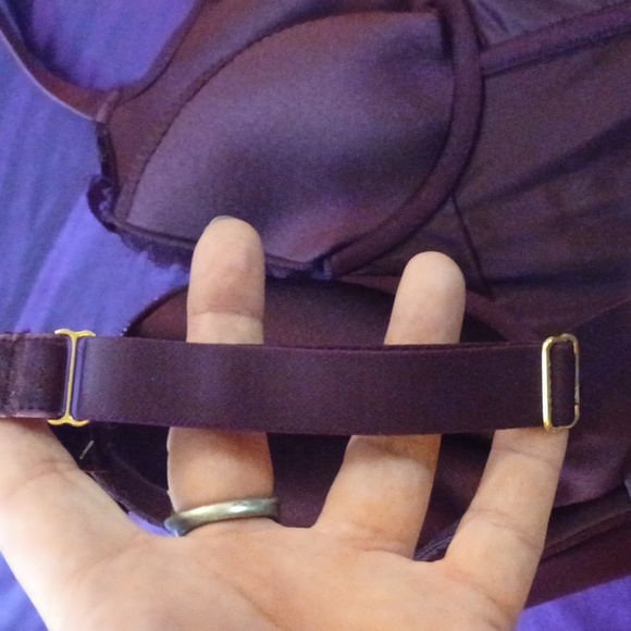 CACIQUE 40DD plum corcet adjustable straps - Picture 6 of 8